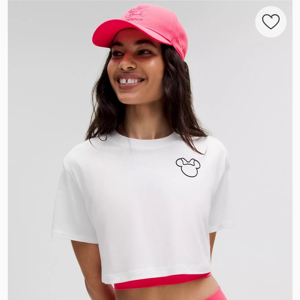 NWT Disney x lululemon All Yours Cropped T-Shirt